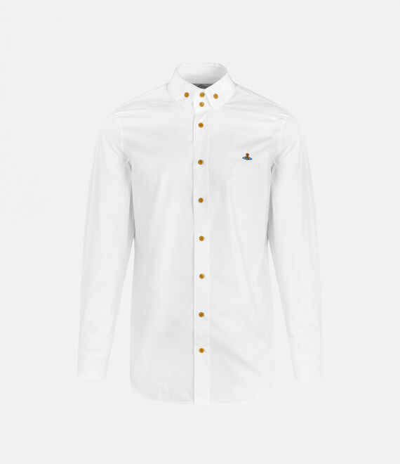 Vivienne Westwood Two Button Krall Shirt in white